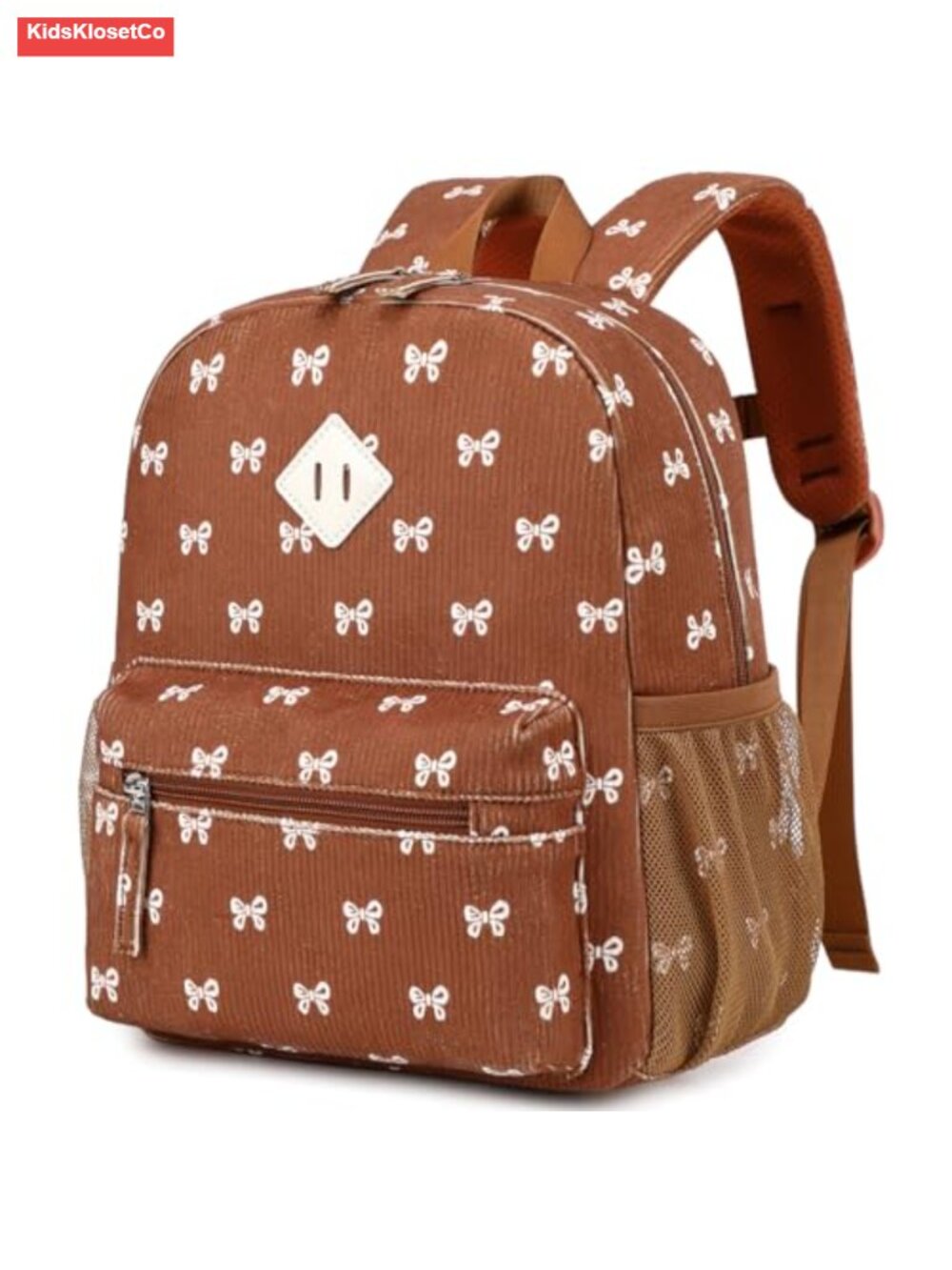 Toddler Backpack 12'' Corduroy Mini Bookbag for Girls Boys